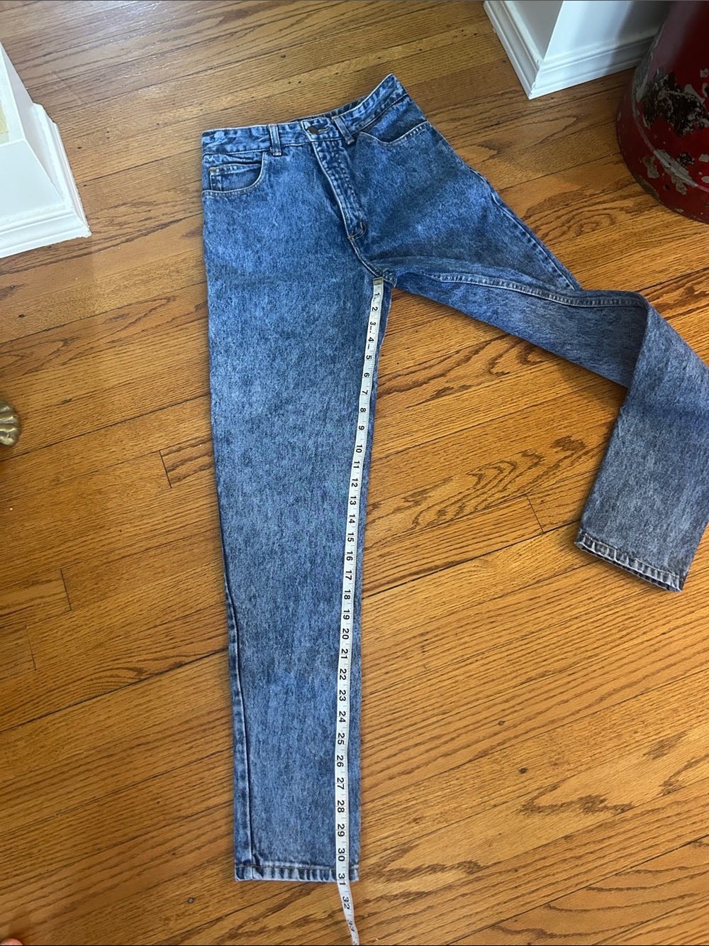 VINTAGE GUESS Acid Wash Jeans - Picture 5 of 8